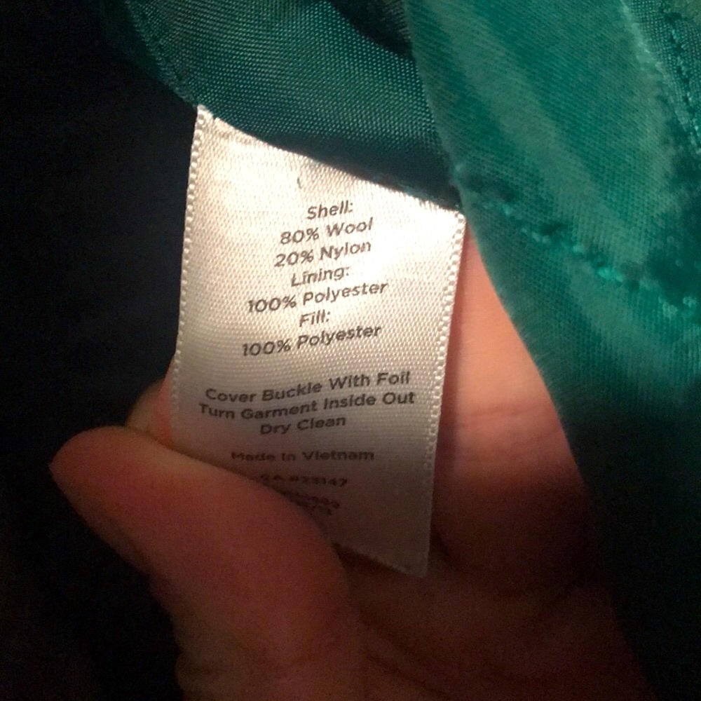 Talbots Toggle Coat Wool Blend (Petite) - Picture 10 of 10